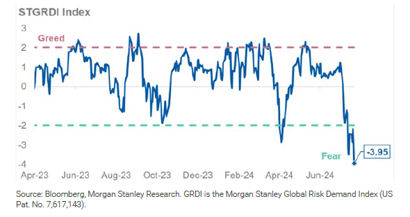 graf 5 global risk demand index od morgan stanley je hlboko pasme extremneho strachu | WebJET CMS
